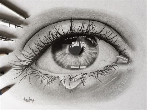 Teary Eye Drawing at PaintingValley.com | Explore collection of Teary ...