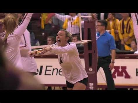 Gopher Volleyball 2017 Season Highlights (CMM Productions) | Volleyball, Gopher, Highlights