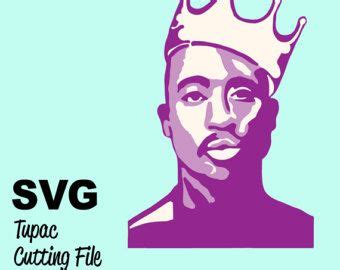 Tupac SVG Cutting File for Cricut Silhouette- Instant Download by Crystal Domi | Tupac, Tupac ...