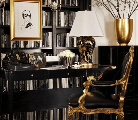 Luxury Gold and Black Furniture for Modern Interiors