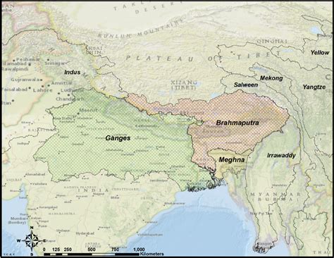 Rivers of the Tibetan plateau. | Download Scientific Diagram