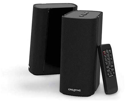 Creative T100 2.0 Computer Desktop Speakers with Bluetooth 5.0 and 80W ...