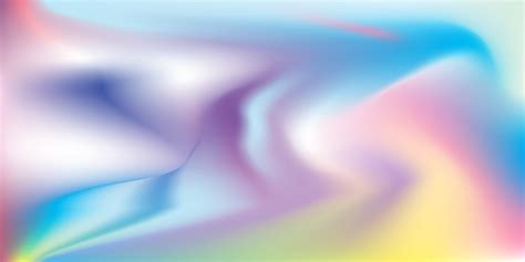 Abstract blurred gradient mesh background. Colorful smooth banner template. Holographic Texture ...