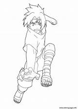 Sasuke Fighting Of Naruto S6993 Coloring Pages Printable sketch template