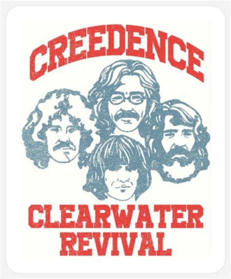 Creedence Clearwater Revival Stickers sold by LouistAdams | SKU 170813003 | 55% OFF Printerval