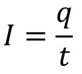 Formula Of Electric Current