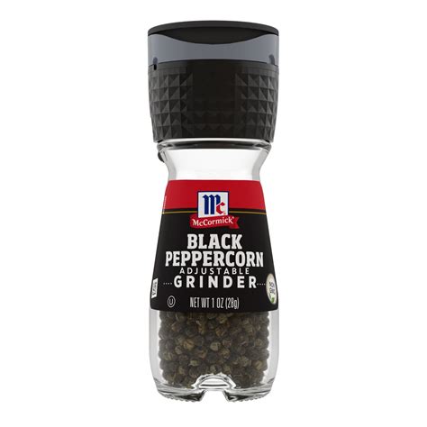 McCormick Black Pepper Grinder, 1 oz Pepper & Peppercorns - Walmart.com