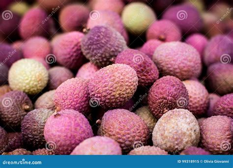 Lychee pink stock image. Image of dessert, fresh, lizhi - 99318915