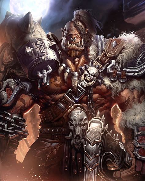 WarCraft Fan art - Grommash|Garrosh HellScream on Behance | Warcraft art, World of warcraft ...