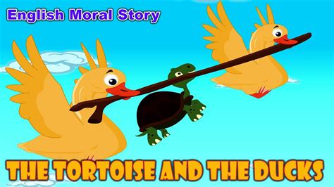 The Tortoise & The Ducks | Animated Short Stories | Moral Stories In ...