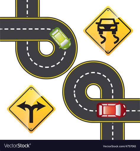 Road traffic Royalty Free Vector Image - VectorStock