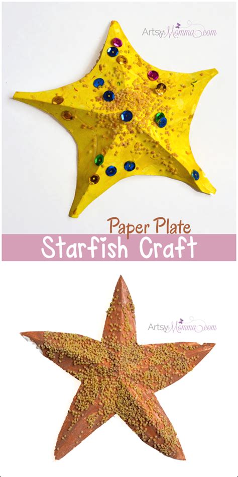 Starfish Craft for Kids + Template | Starfish craft, Crafts for kids, Ocean crafts