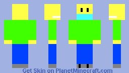 noob roblox but is with a mask Minecraft Skin