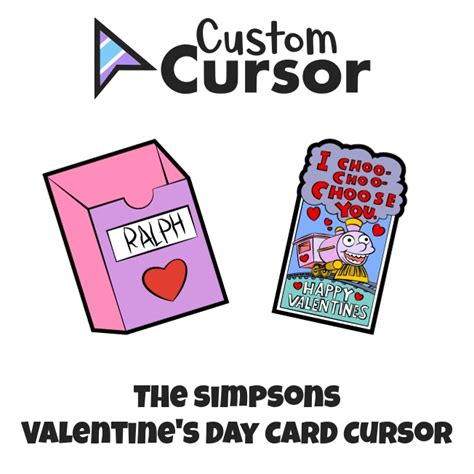 The Simpsons Valentine's Day Card cursor – Custom Cursor