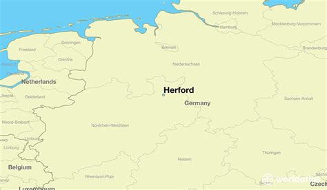 Where is Herford, Germany? / Herford, North Rhine-Westphalia Map - WorldAtlas.com