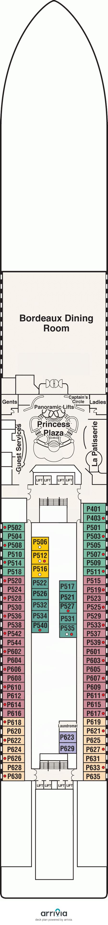 Plaza Deck on Island Princess | Island Princess Plaza Deck on AlaskaCruises.com