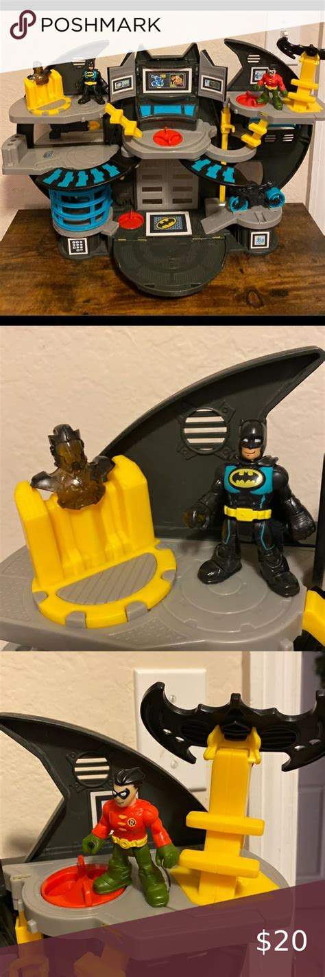 Imaginext Batman Batcave | Batman batcave, Robby the robot, Batcave