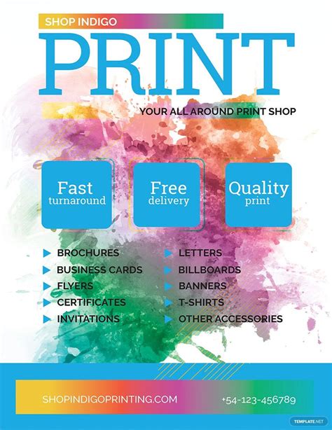 Printing Services Flyer Template FlyerHeroes | ubicaciondepersonas.cdmx ...