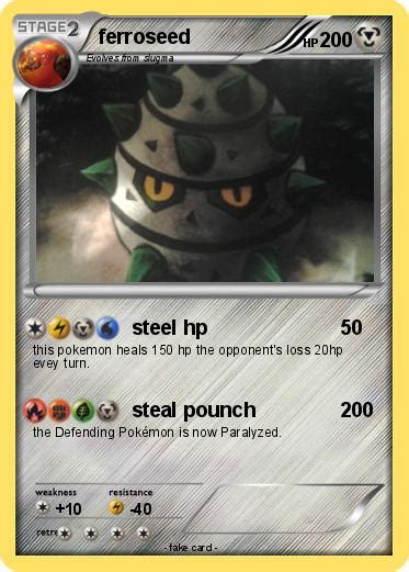 Pokémon ferroseed 23 23 - steel hp - My Pokemon Card