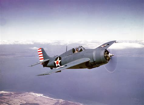 Asisbiz Grumman F4F Wildcat in non reflective blue gray over light gray scheme from early 1942 01