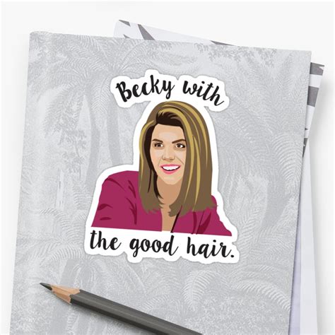 Becky With the Good Hair Sticker ($4) | Gifts For People Who Love Full House | POPSUGAR ...