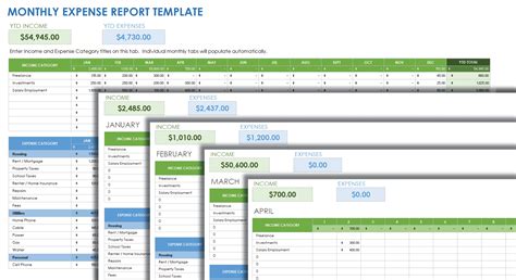 Free Excel Expense Report Templates | Smartsheet