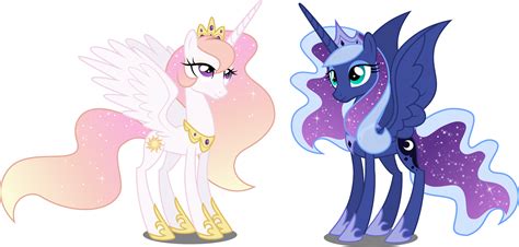 au_princess_celestia_and_princess_luna_by_xebck-d999w0f | My Crunchy Life