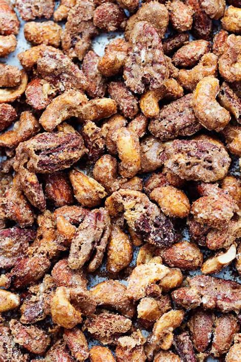 Roasted Cinnamon Sugar Candied Nuts | The Recipe Critic | Nut recipes, Spiced nuts recipe ...