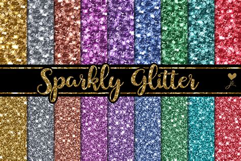 Sparkly Glitter Graphic by JulieCampbellDesigns · Creative Fabrica