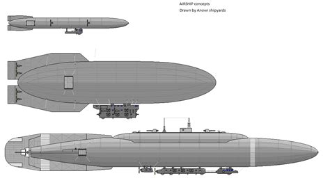 Airship Concept by AnowiShipyards on DeviantArt