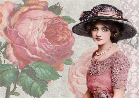 Victorian Lady Vintage Art Collage Free Stock Photo - Public Domain Pictures