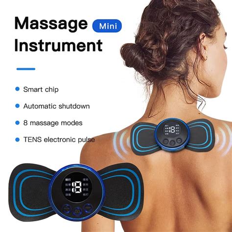 Rechargeable EMS Mini Body Massager - Portable Wireless Massager - The ...