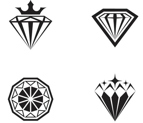 Free Vector | Vector free, Diamond vector, Geometric tattoo