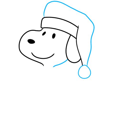 How to Draw Christmas Snoopy - Really Easy Drawing Tutorial