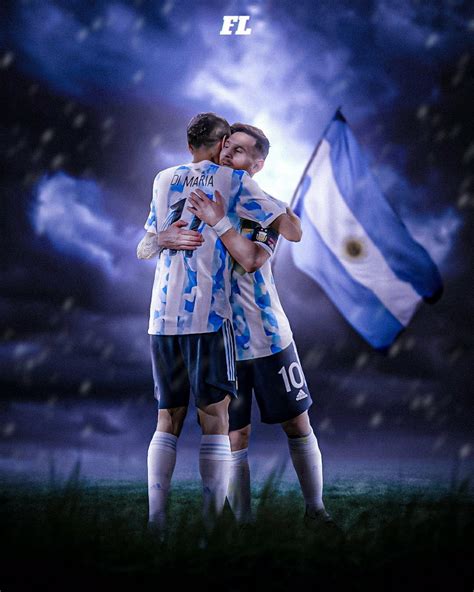 Di maría y messi abrazo eterno – Artofit