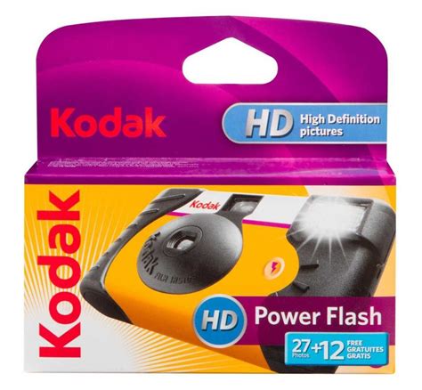 Kodak Power Flash HD Disposable Camera 39 Exposures