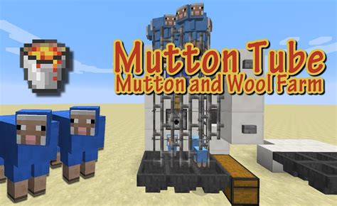 Minecraft 1.8: Snapshot 14w27b (Mutton Tube - Mutton and color Wool Farm 4x4x6 ) - YouTube