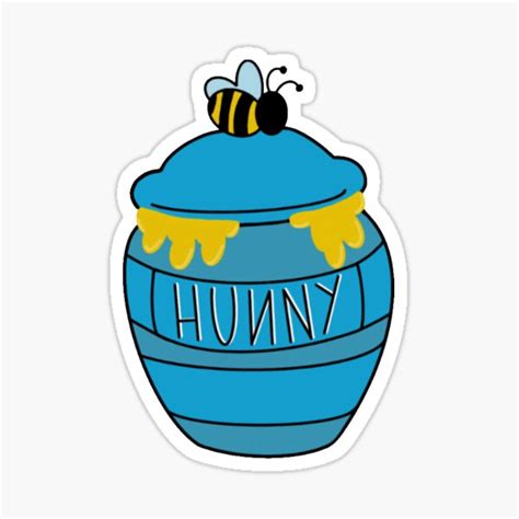 "Hunny Pot" Sticker for Sale by Rowan McDonald | Redbubble