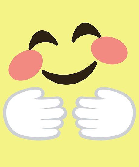 "Emoji Helping and Healing Hands" Poster by teeandmee | Redbubble