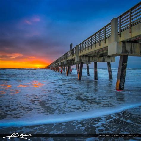 Jacksonville Beach Pier Sunrise | Jacksonville beach pier, Jacksonville ...