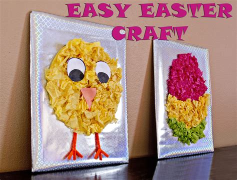 Easter Craft: Easy Easter Decorations - Blissfully Domestic Easter Paper Crafts, Easter Arts And ...