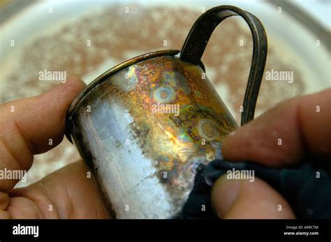 Tarnish removed from sterling silver hi-res stock photography and images - Alamy