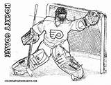 Hockey Goalie Coloring Pages  Free Printable Templates sketch template