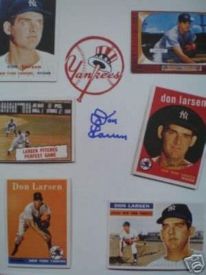 Don Larsen Autograph Signed 8x10 Photo | #24500470