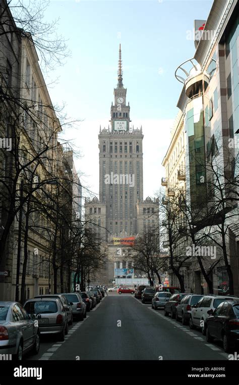 Palace of Culture and Science in Warsaw Stock Photo - Alamy