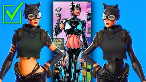 Fortnite Catwoman Zero Skin DAMAGED Style (The Comics Book Version ...