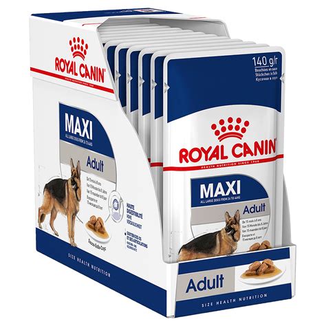 Royal Canin Maxi Adult Wet Dog Food Pouches 140g x 10 — Pet Depot Ltd