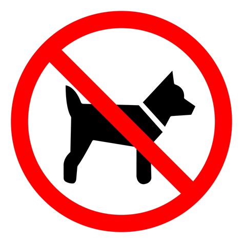 No Dogs Sign Vector Art, Icons, and Graphics for Free Download