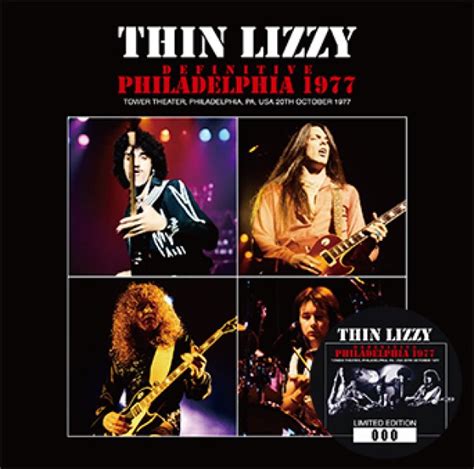 THIN LIZZY - DEFINITIVE PHILADELPHIA 1977(2CD) - navy-blue