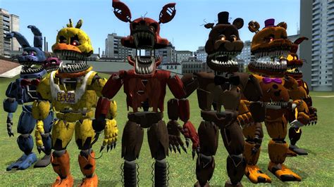 Garry's Mod (GMod) Five Nights at Freddy's 4 (FNAF 4) NPCs - YouTube